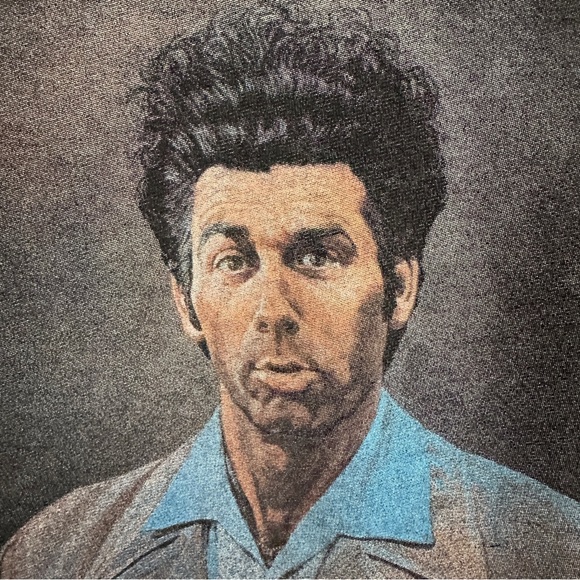 The Kramer Seinfeld T Shirt Black size Small - Picture 3 of 6